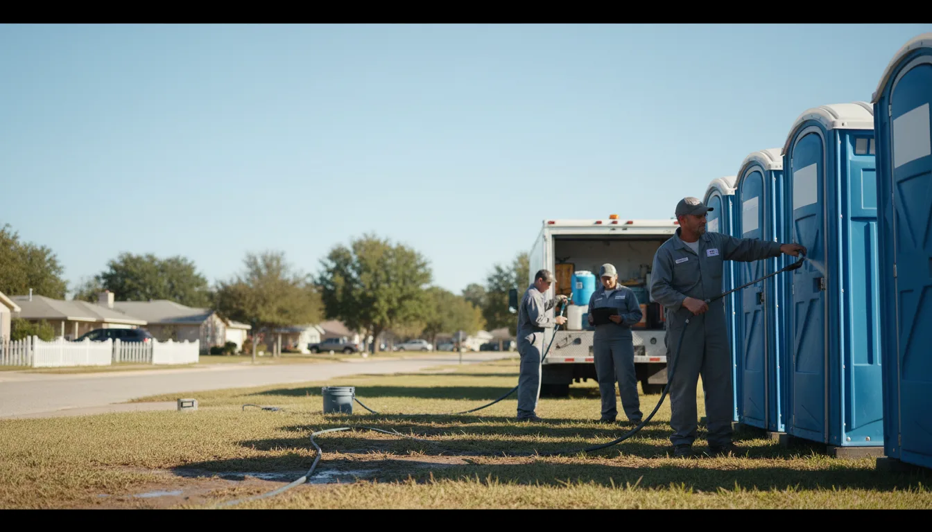 Long-Term Portable Toilet Rental in Erick, OK near me